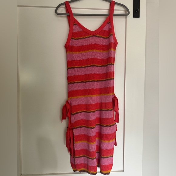 Rayo Dress in Pink Stripe - Picture 4 of 9